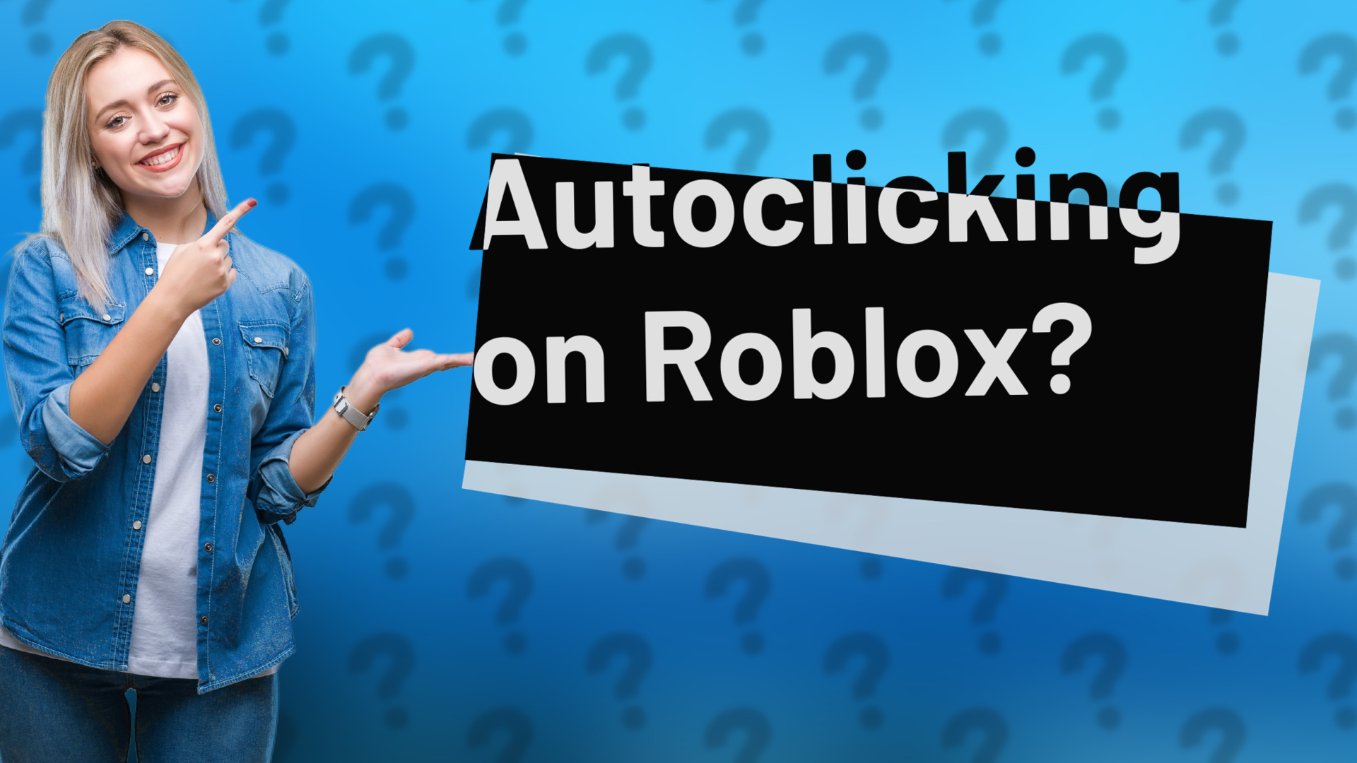 Autoclicking on Roblox?