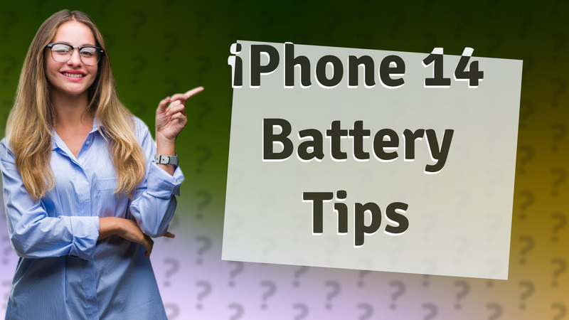 iPhone 14 Battery Tips