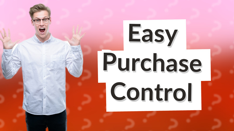 Easy Purchase Control