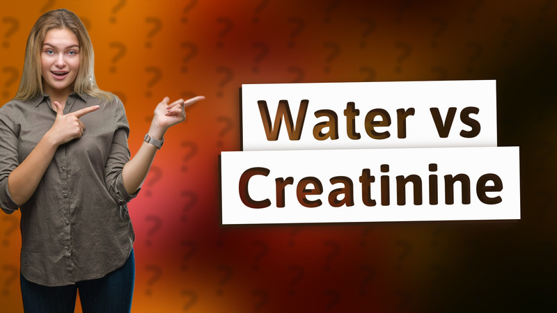 Water vs Creatinine