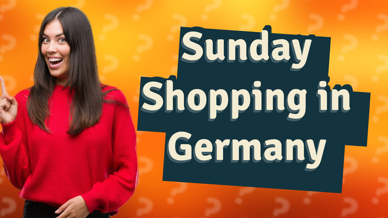 Sunday Shopping in Germany