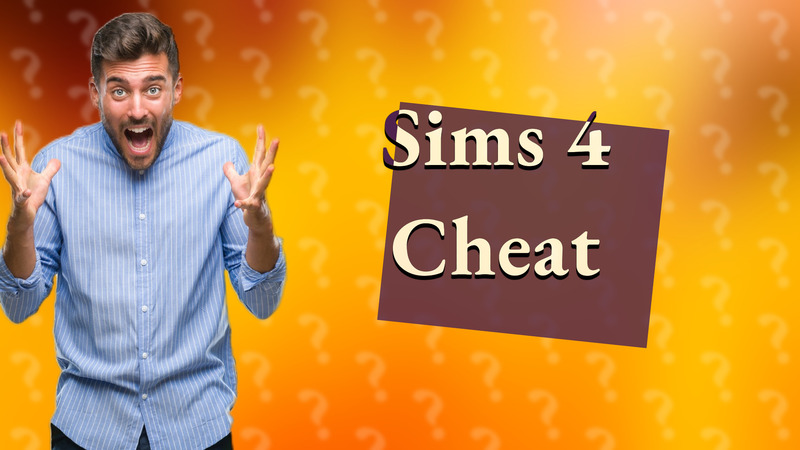 Sims 4 Cheat