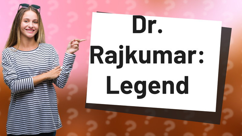 Dr. Rajkumar: Legend