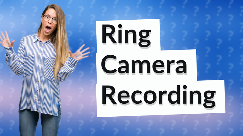 Ring Camera Recording