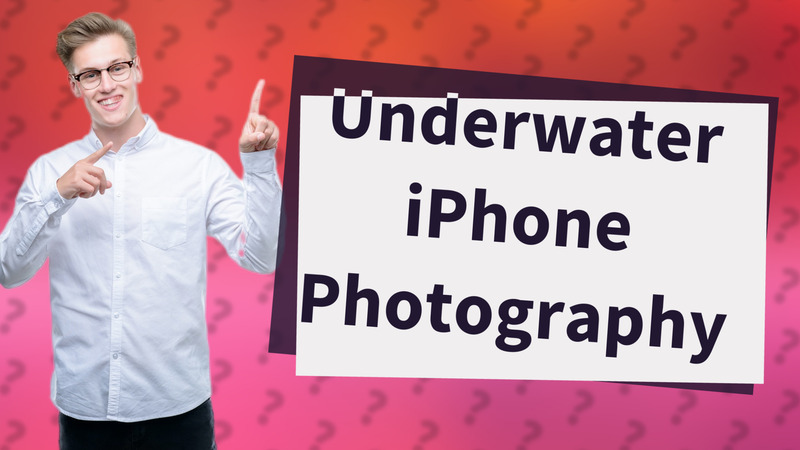 Underwater iPhone Photography