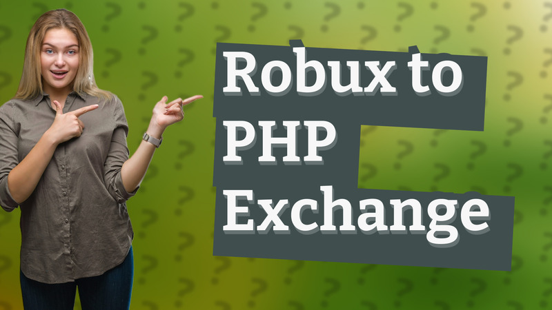 Robux to PHP Exchange