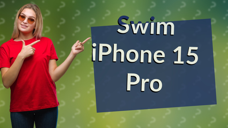 Swim iPhone 15 Pro