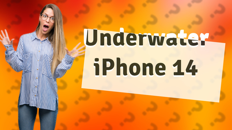 Underwater iPhone 14