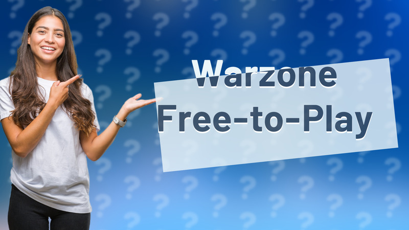 Warzone Free-to-Play