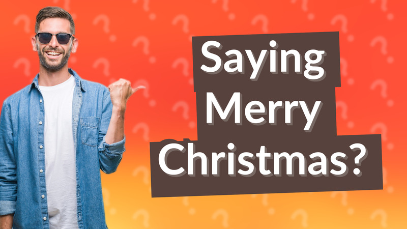 Saying Merry Christmas?