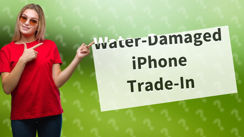 Water-Damaged iPhone Trade-In