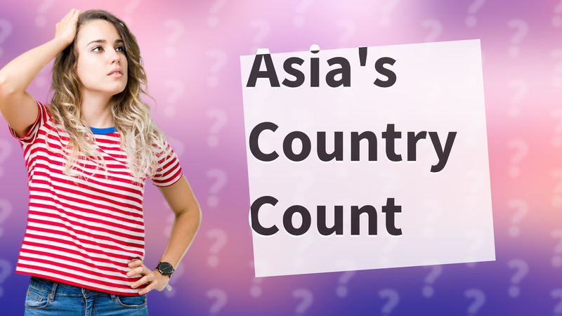 Asia's Country Count