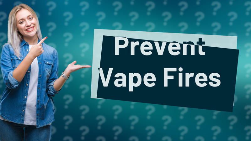 Prevent Vape Fires