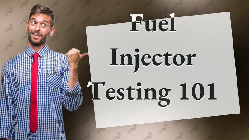 Fuel Injector Testing 101