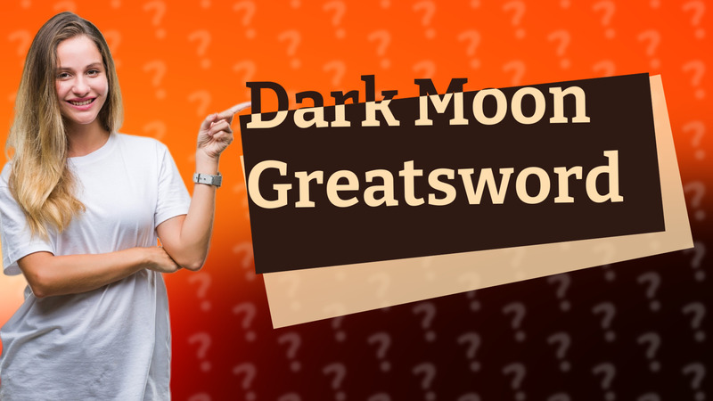 Dark Moon Greatsword