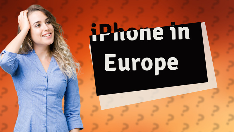 iPhone in Europe