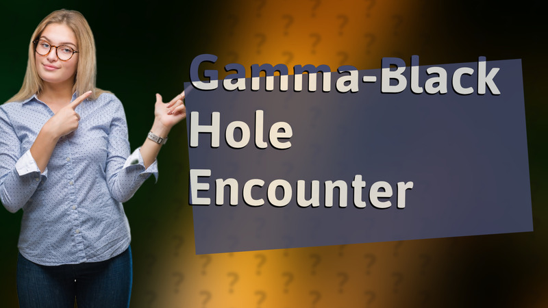 Gamma-Black Hole Encounter