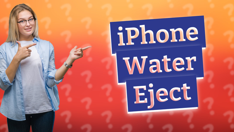 iPhone Water Eject