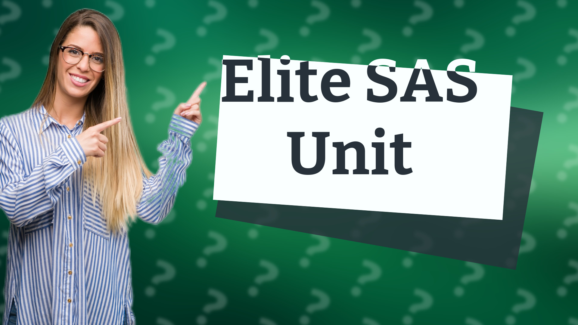 Elite SAS Unit