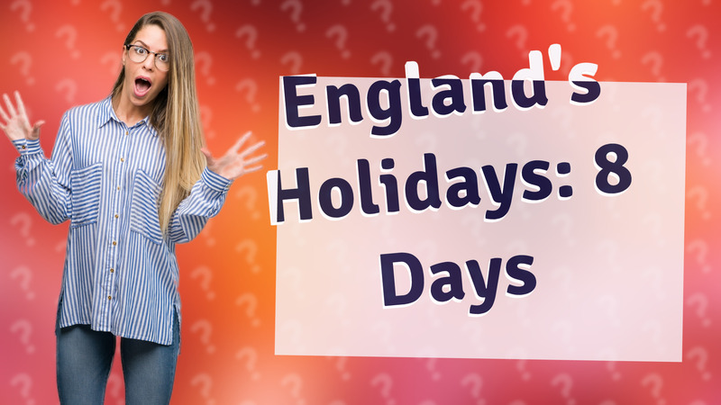 England's Holidays: 8 Days