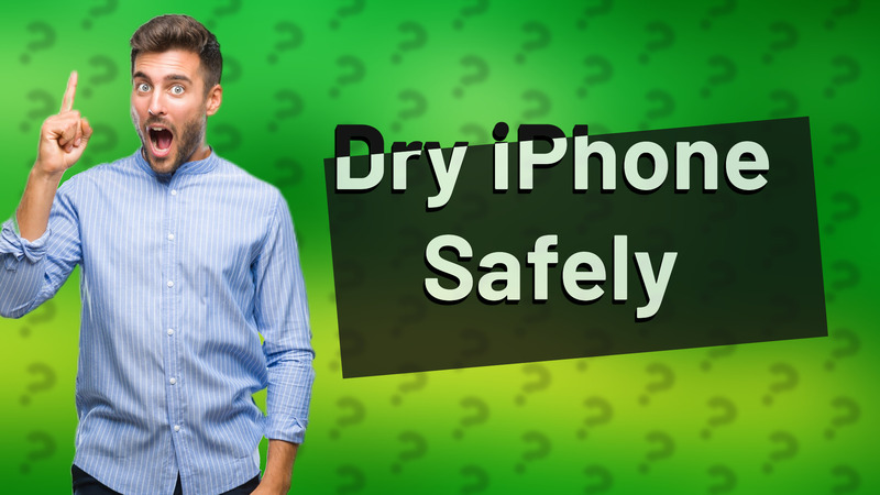 Dry iPhone Safely