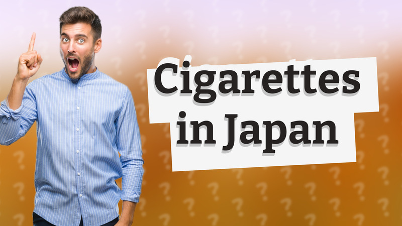 Cigarettes in Japan