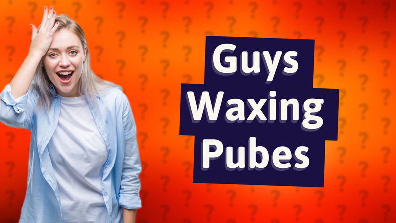 Guys Waxing Pubes