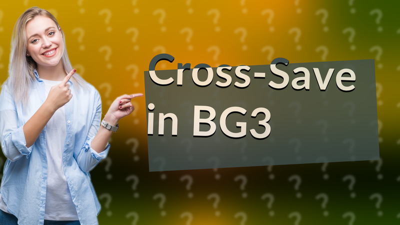 Cross-Save in BG3