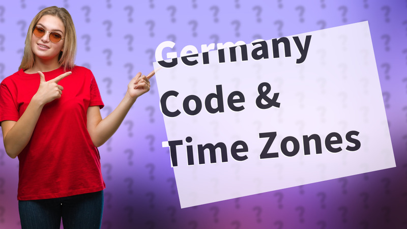 Germany Code & Time Zones
