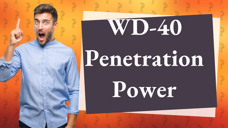 WD-40 Penetration Power