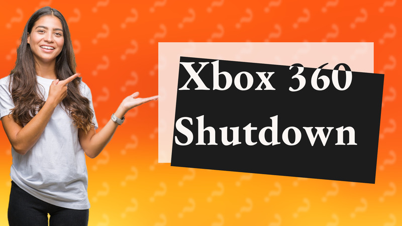 Xbox 360 Shutdown