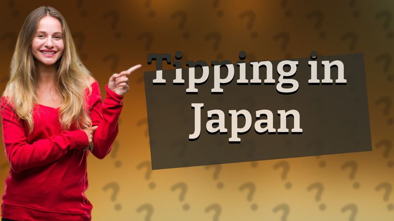 Tipping in Japan