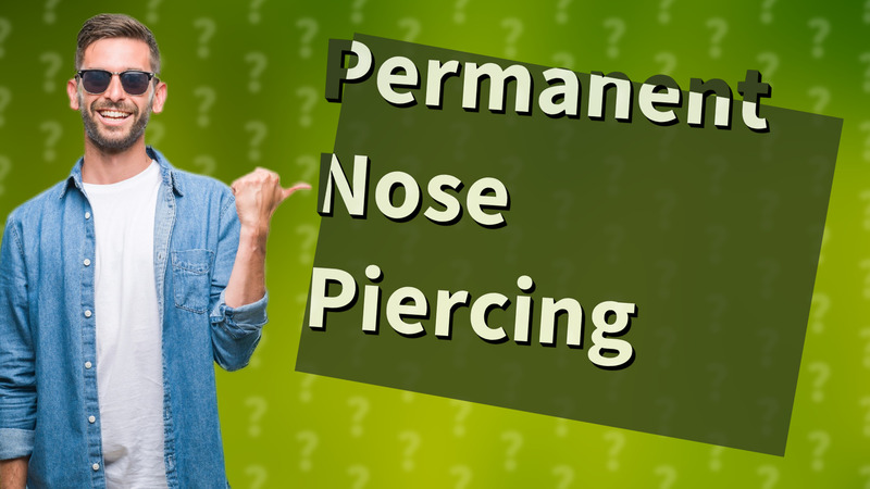 Permanent Nose Piercing