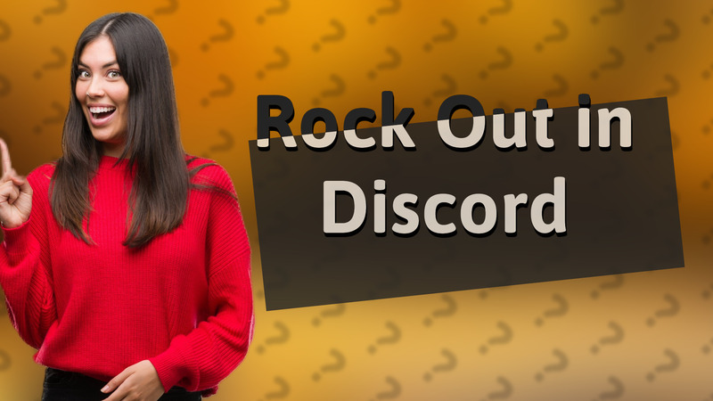 Rock Out in Discord