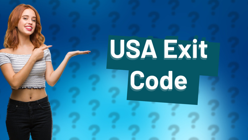 USA Exit Code