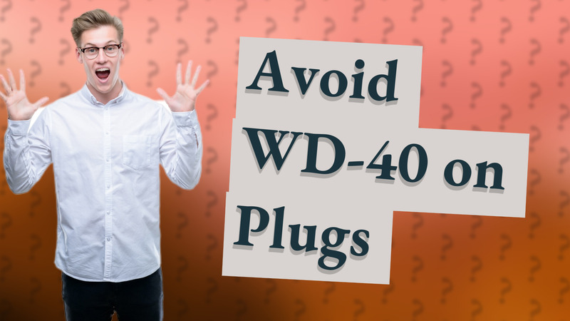 Avoid WD-40 on Plugs