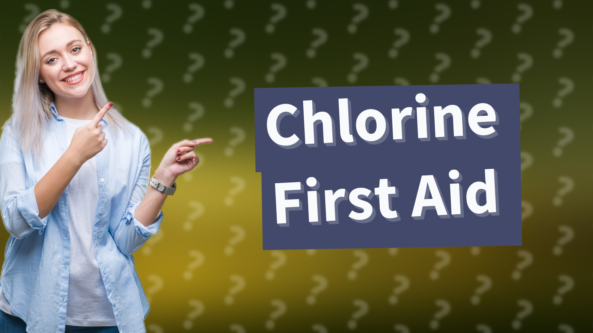 Chlorine First Aid