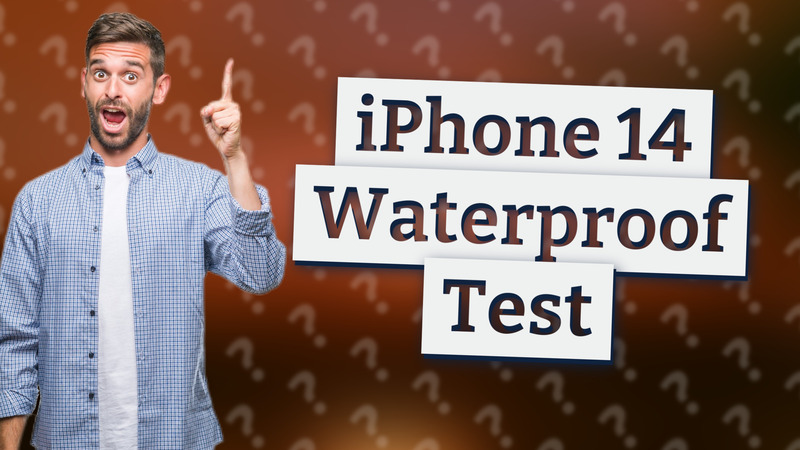 iPhone 14 Waterproof Test
