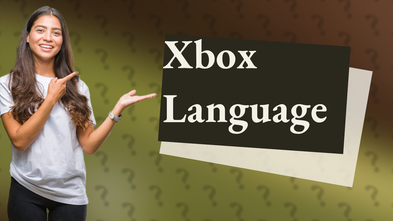 Xbox Language