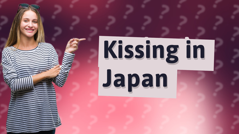 Kissing in Japan