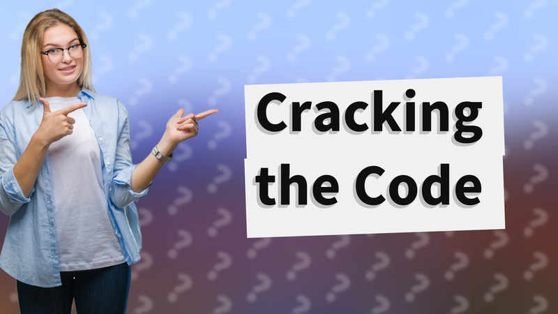 Cracking the Code