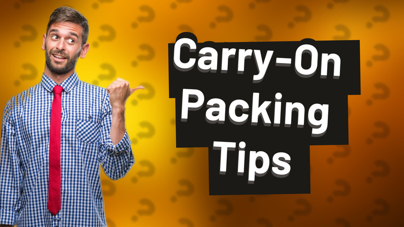 Carry-On Packing Tips