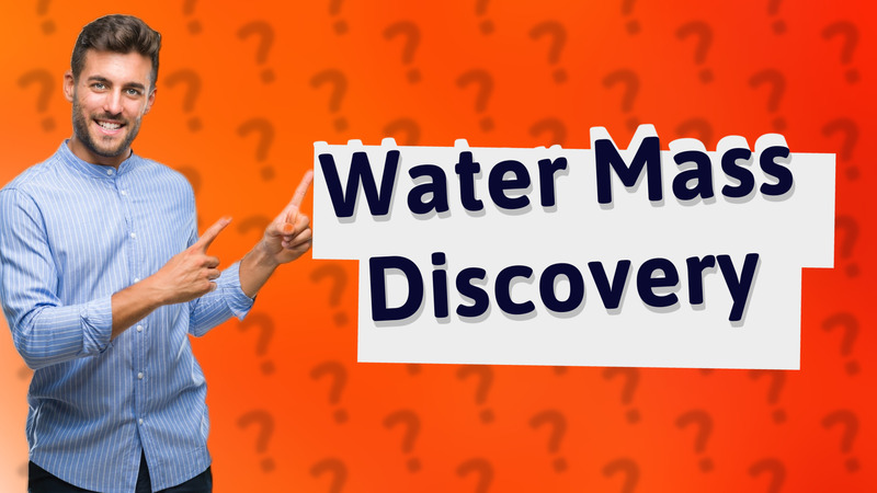 Water Mass Discovery