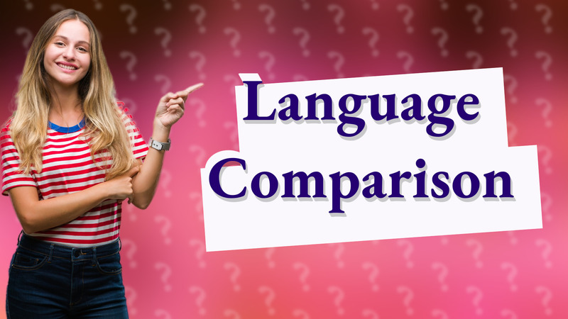 Language Comparison