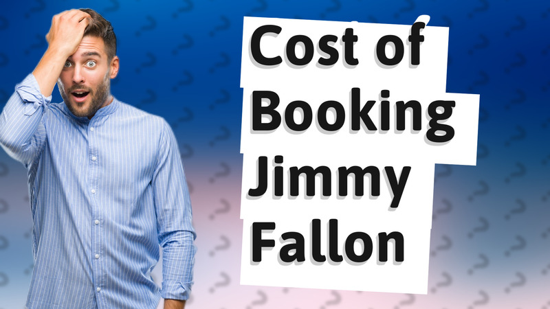 Cost of Booking Jimmy Fallon