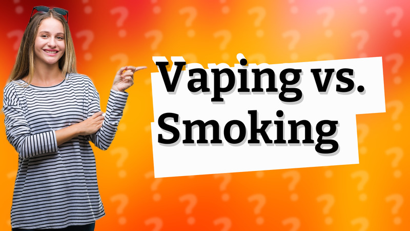 Vaping vs. Smoking