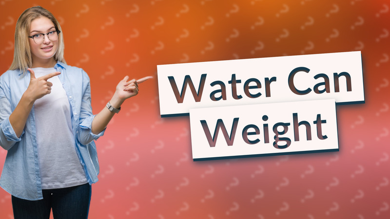 Water Can Weight