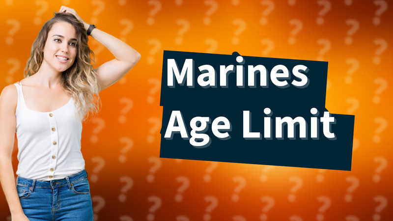 Marines Age Limit