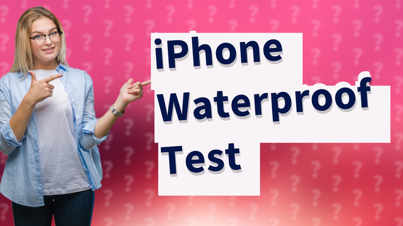 iPhone Waterproof Test