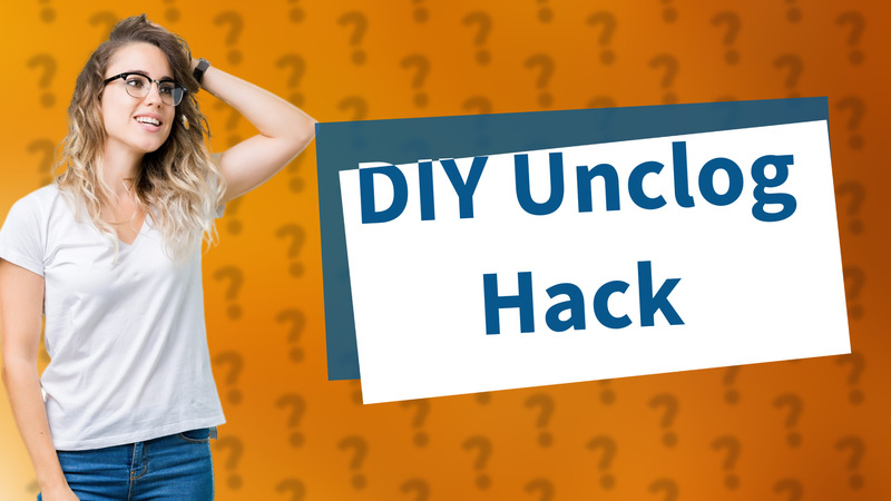 DIY Unclog Hack